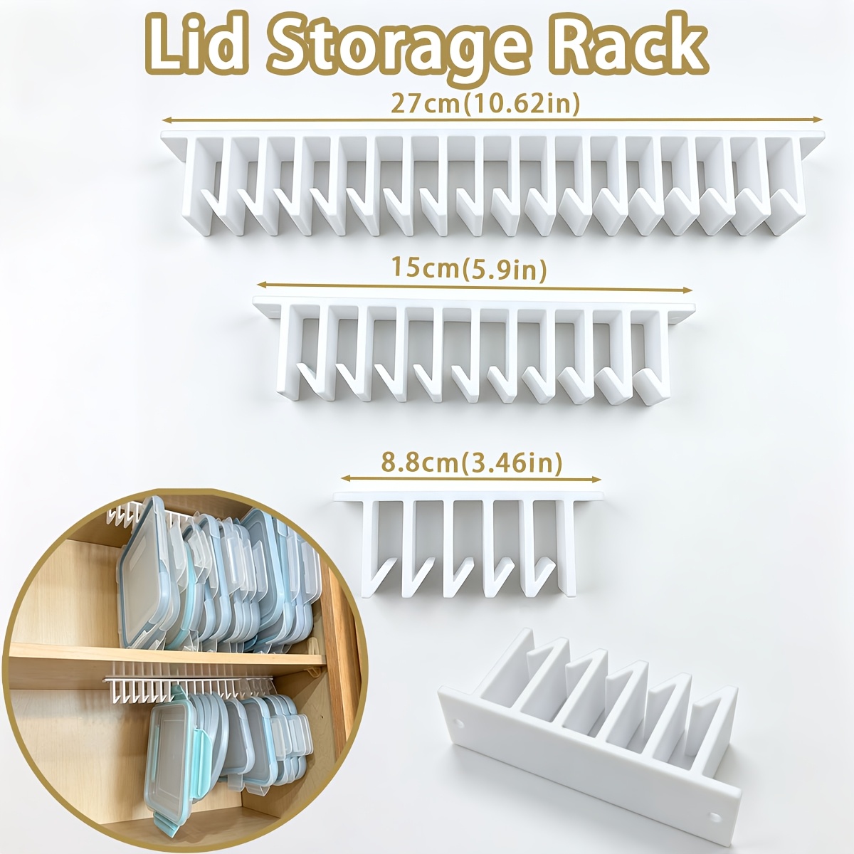 Lid Storage Rack, Multi-Slot L - đánh giá và giá Kitchen Appliances Cabinet