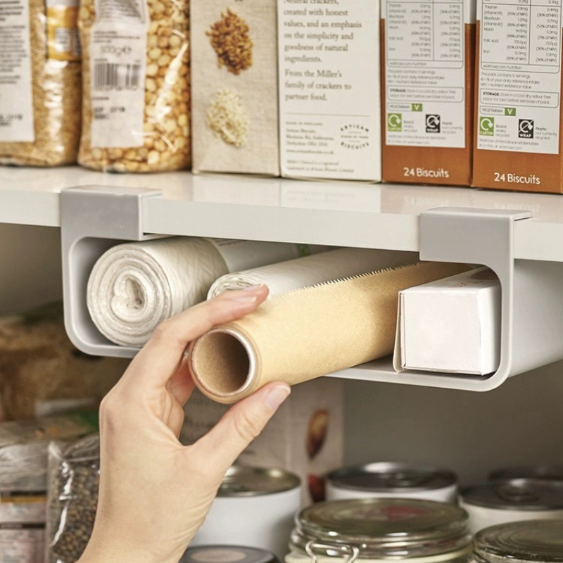 Wall Mounted Cling Film Storag - đánh giá và giá Kitchen Appliances Cabinet