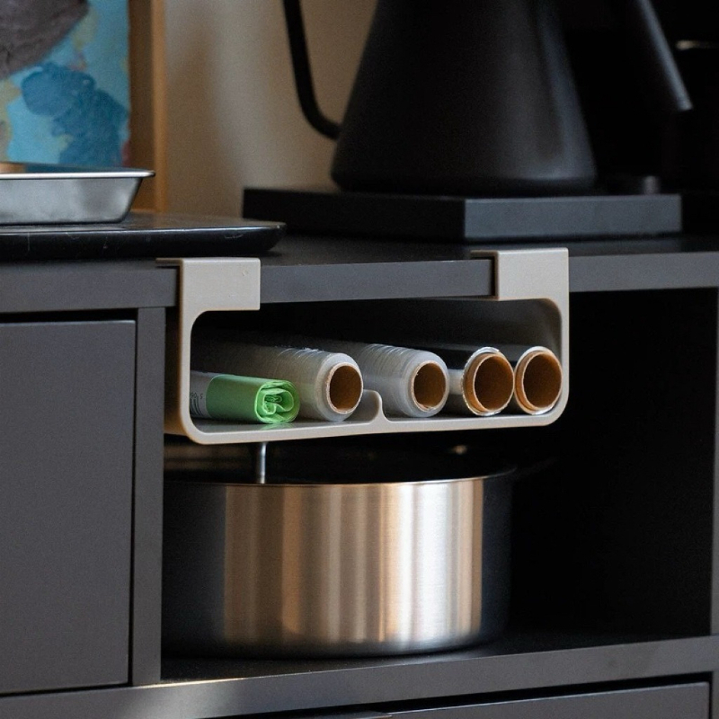 Wall Mounted Cling Film Storag - đánh giá và giá Kitchen Appliances Cabinet