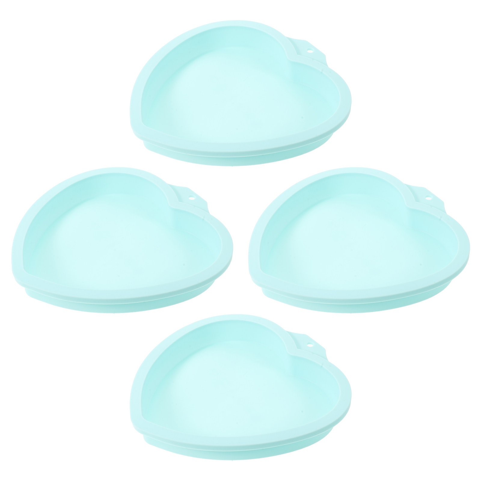 4Pcs Heart Shape Silicone Cake - đánh giá và giá Microwave Oven