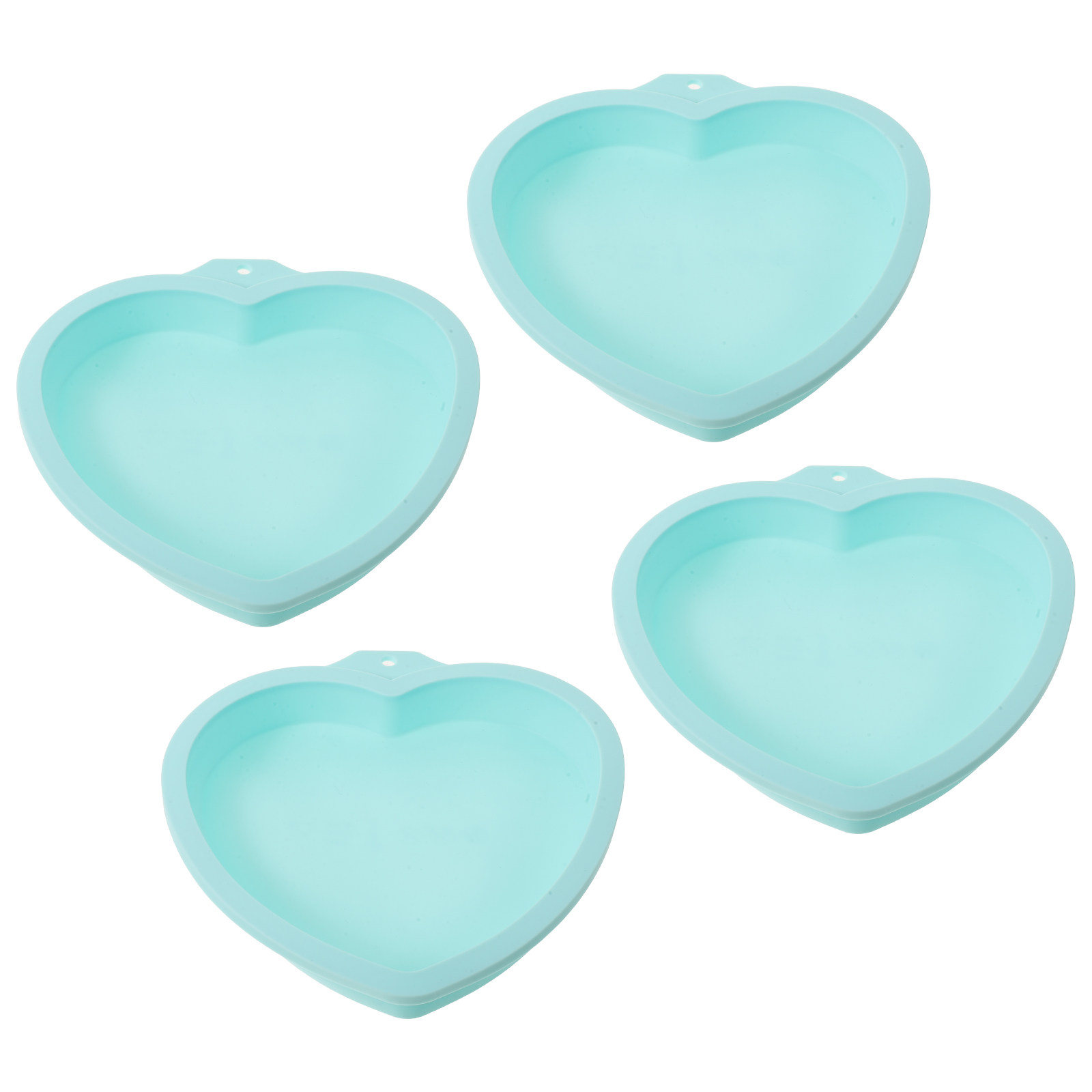 4Pcs Heart Shape Silicone Cake - đánh giá và giá Microwave Oven