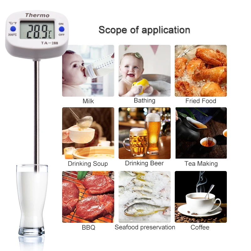 TA288 LCD Nhiệt Kế Thực Phẩm K - đánh giá và giá Kitchen Appliances Video